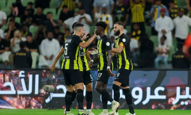 انتهاء مباراة الاتحاد ضد التعاون